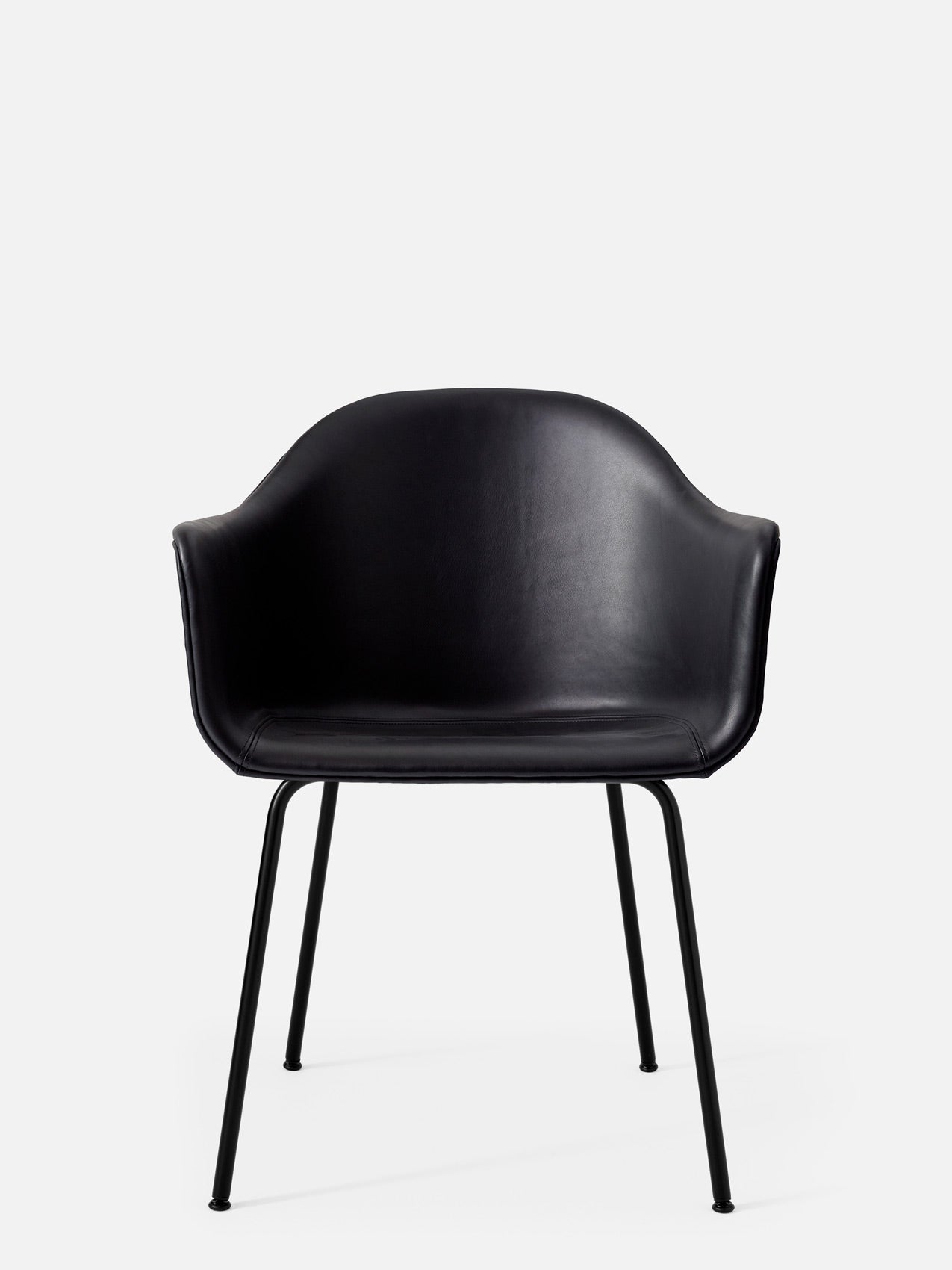 Harbour Arm Chair, Upholstered-Chair-Norm Architects-Black Steel-0842 Black/Dakar-menu-minimalist-modern-danish-design-home-decor