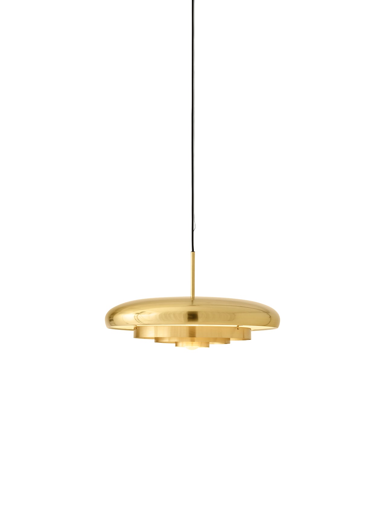 Resonant, Pendant, Brass