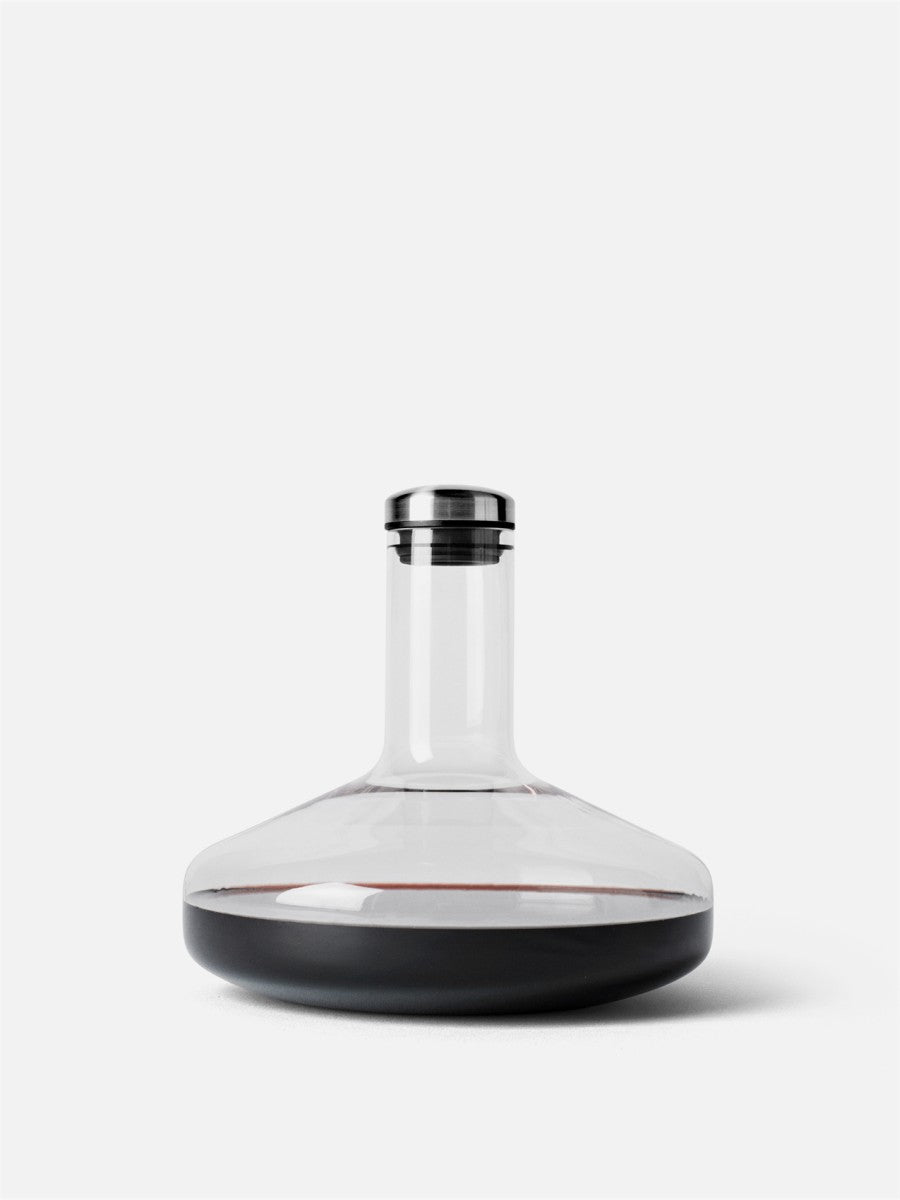 Wine Breather Carafe, Deluxe-Serving Carafe-Norm Architects-Steel Lid-menu-minimalist-modern-danish-design-home-decor