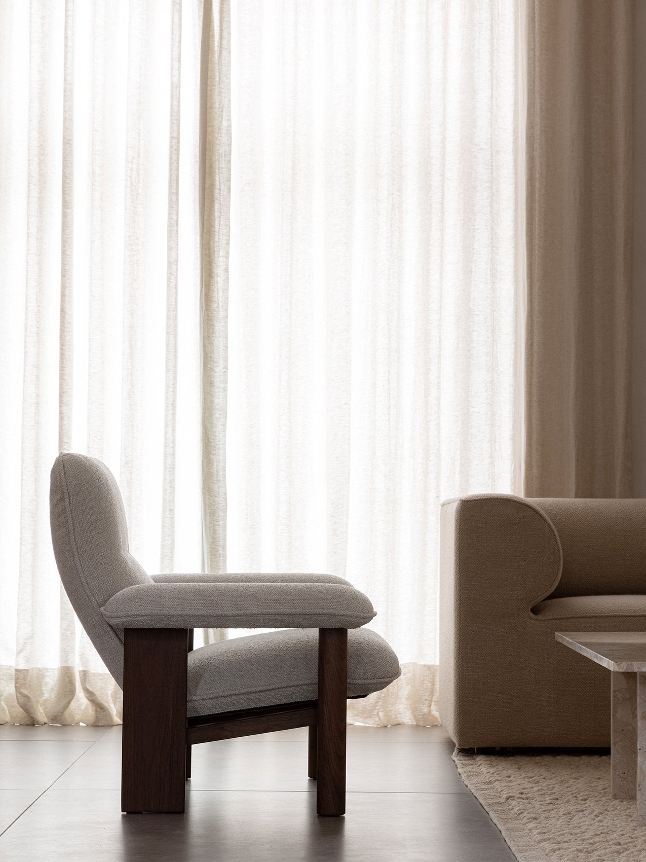 Brasilia Lounge Chair, Textile