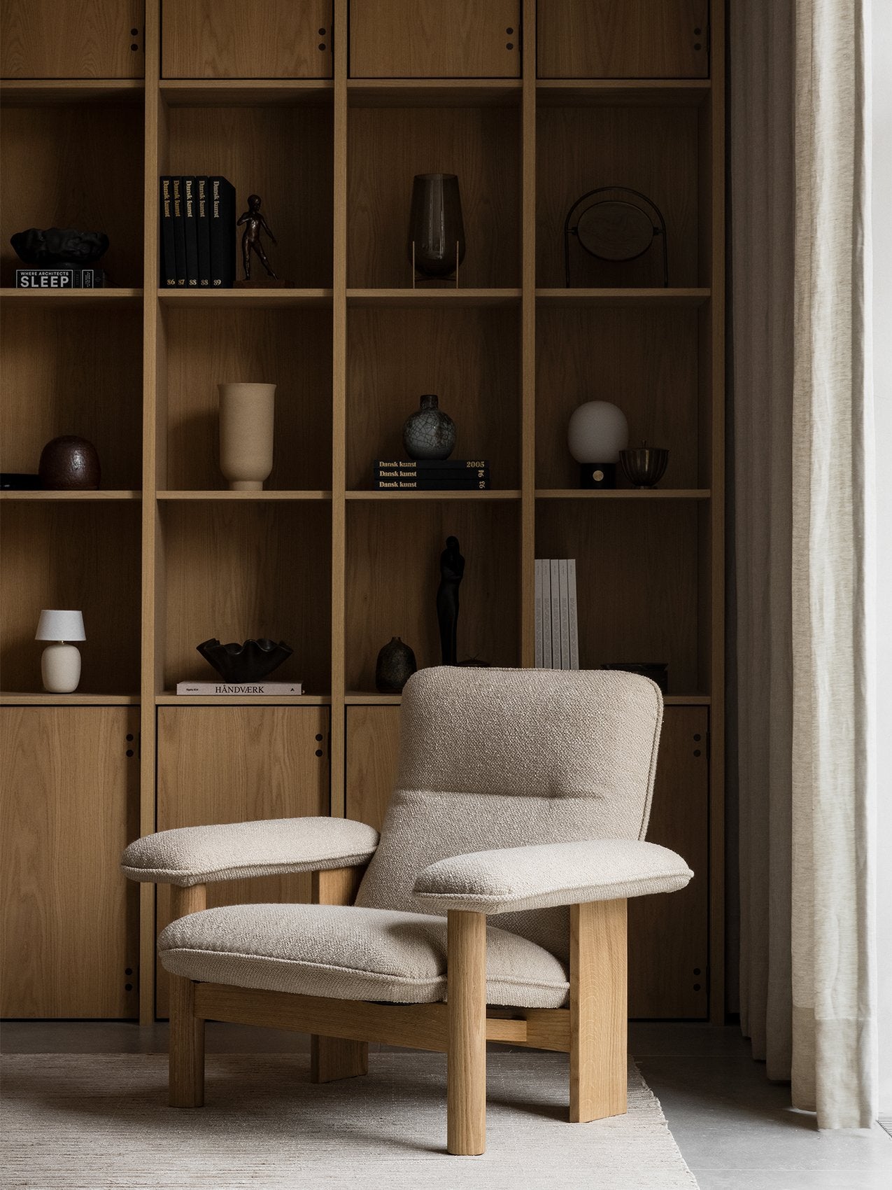 Brasilia Lounge Chair, Textile