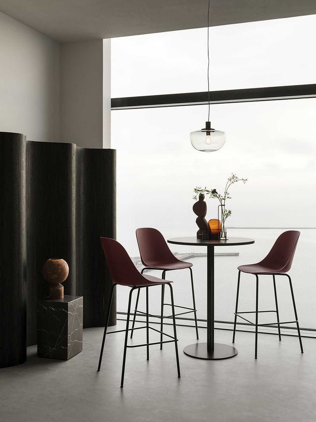 Harbour Column Table, Rectangular Table Top-Café Table-Norm Architects-menu-minimalist-modern-danish-design-home-decor