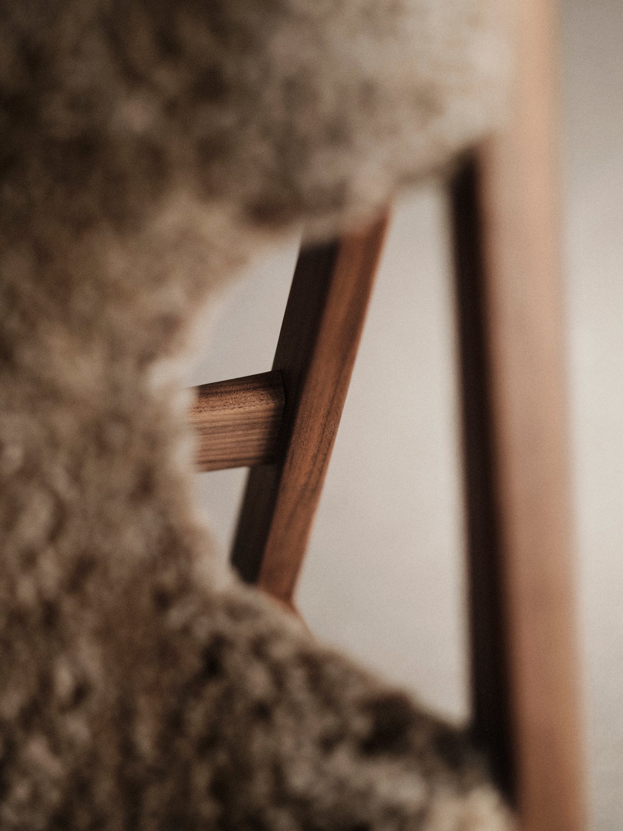 Knitting Chair, Sheepskin Upholstery-Lounge Chair-Ib Kofod-Larsen-menu-minimalist-modern-danish-design-home-decor