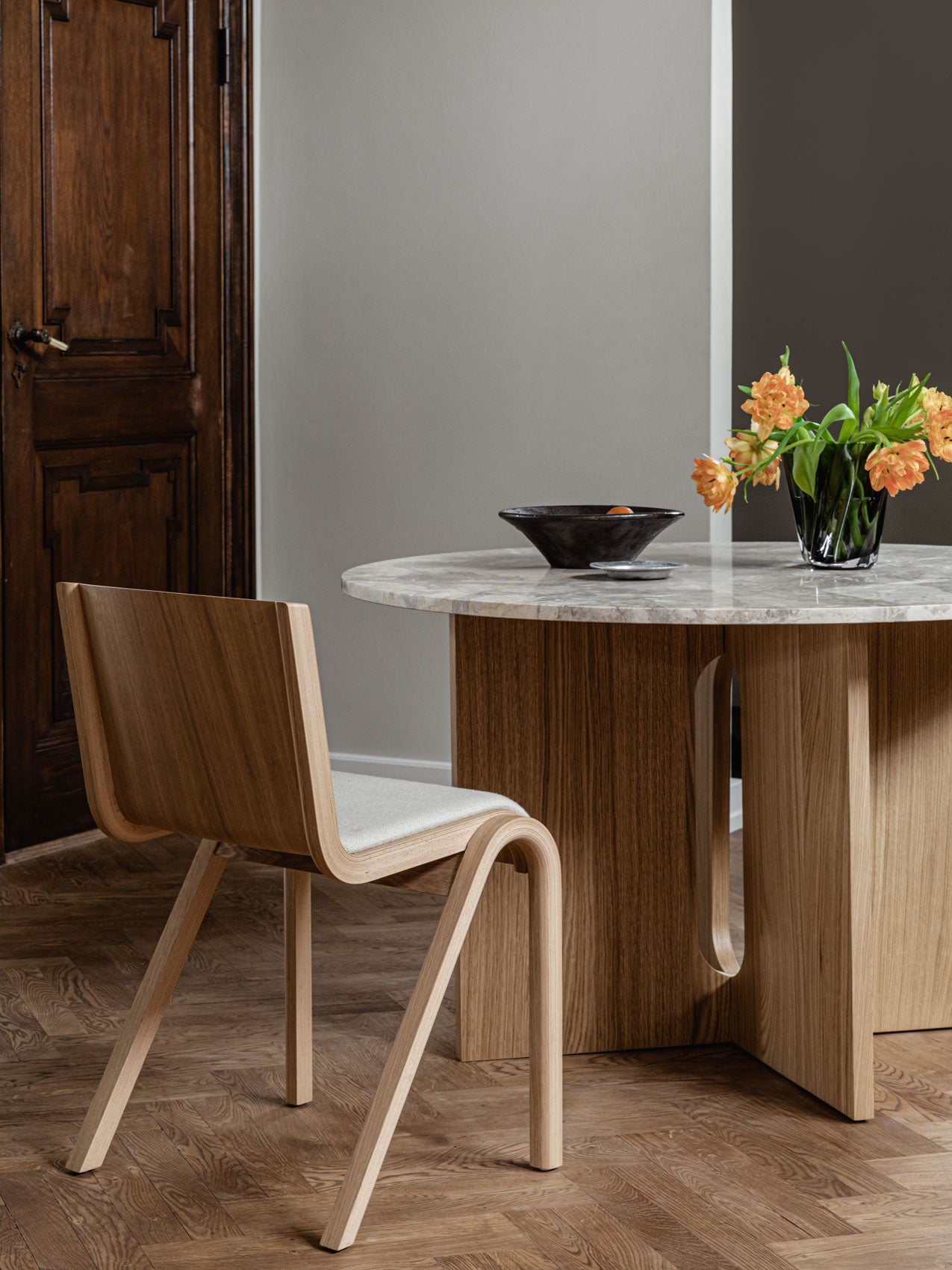 Ready Dining Chair, Front Upholstered-Dining Chair-MENU Design Shop