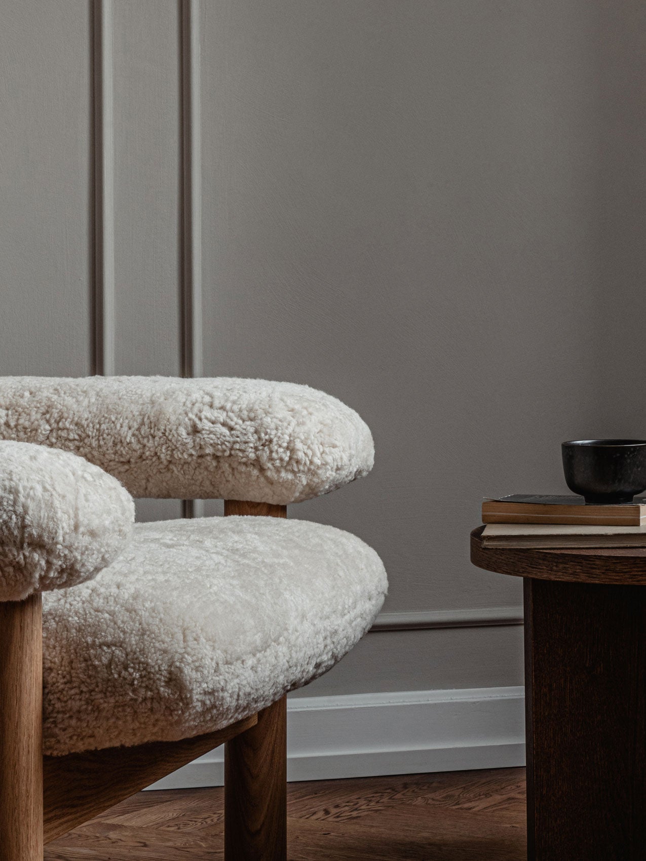 Brasilia, Lounge Chair, Sheepskin-Lounge Chair-MENU Design Shop