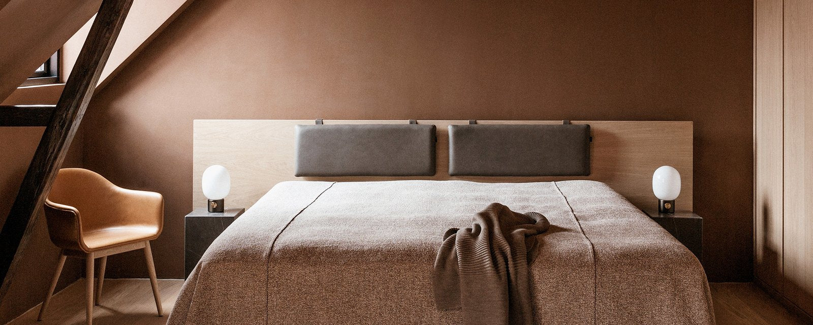 JWDA | Iconic Concrete & Brass Table Lamp - Audo US