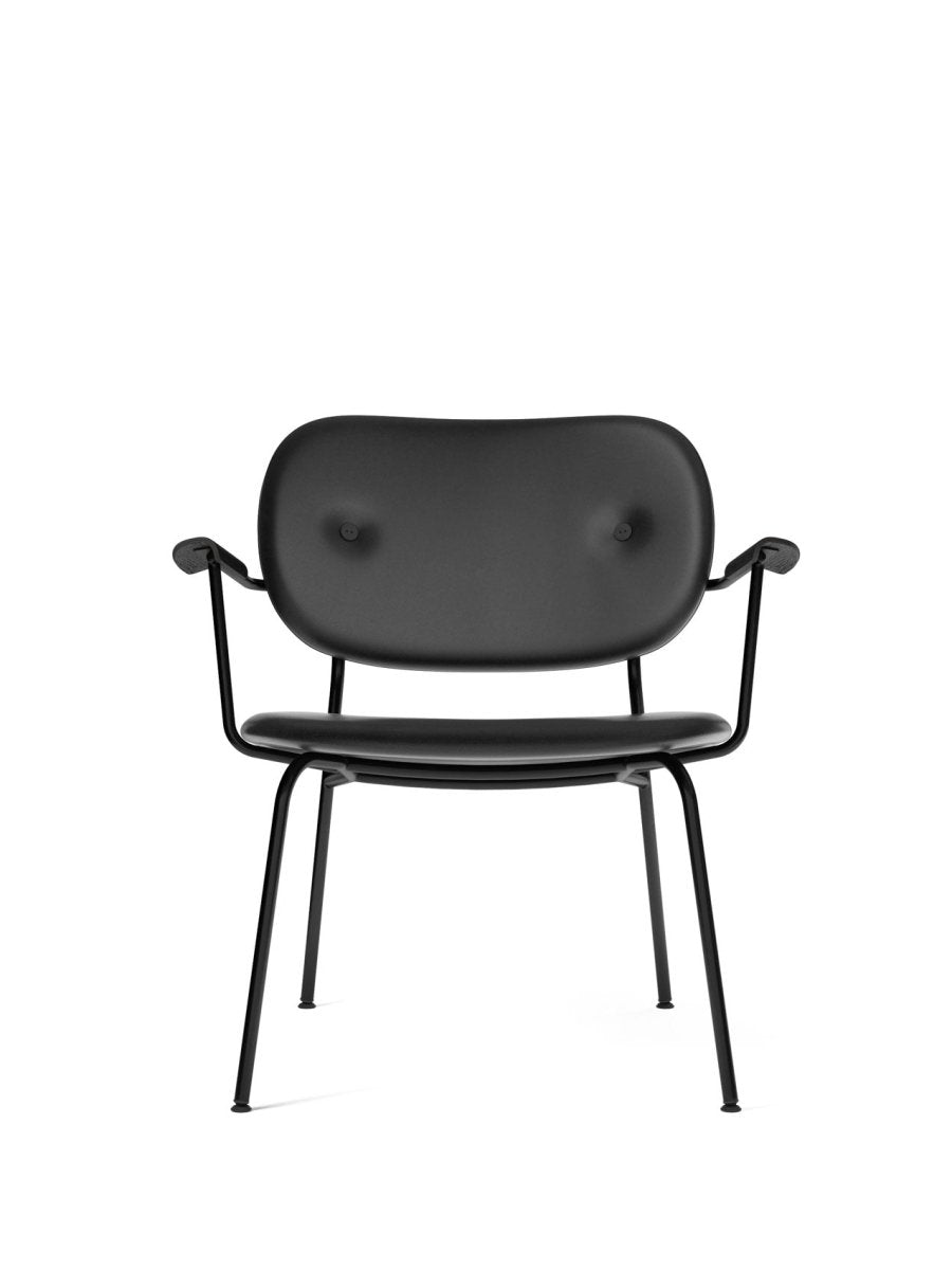 Co Lounge Chair, Fully Upholstered, Black Dakar by Audo Copenhagen