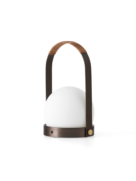 ‍**FREE GIFT** Carrie Portable LED Lamp, Bronzed Brass