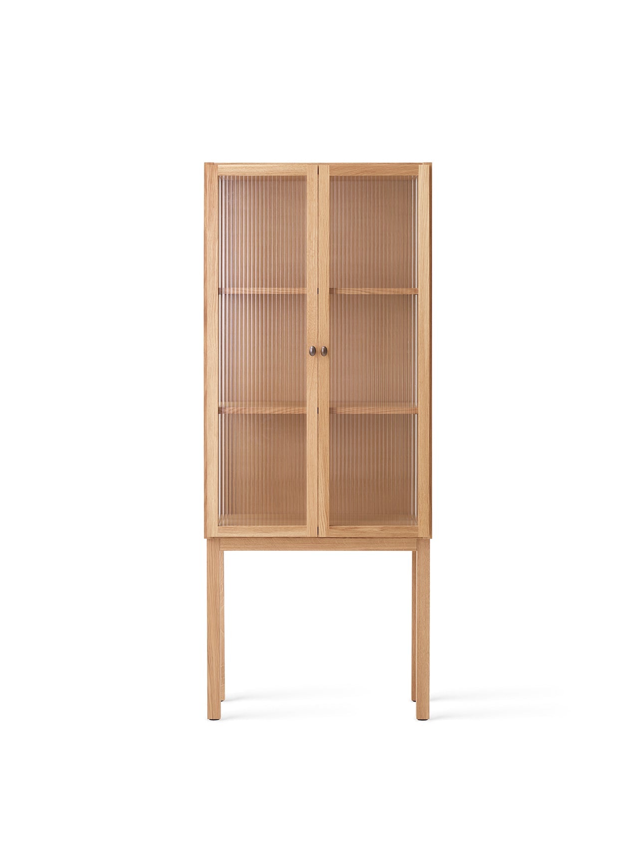 Curiosity Cabinet | Elegant oak cabinet by Mentze Ottenstein
