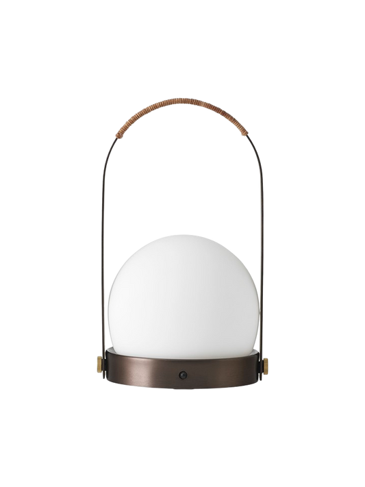 Carrie Portable Lamp, Leather Handle