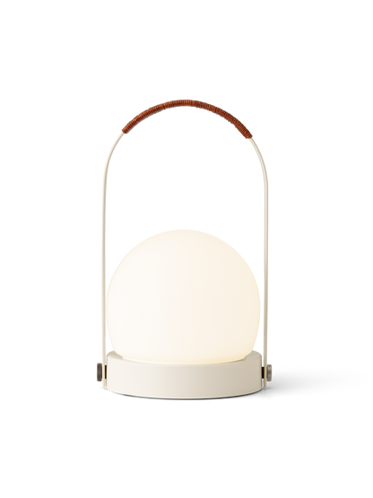 Carrie Portable Lamp, Leather Handle