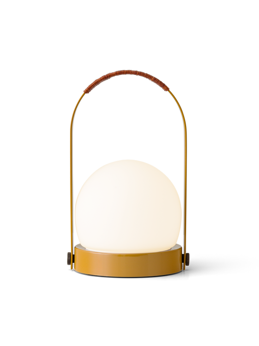 Carrie Portable Lamp, Leather Handle