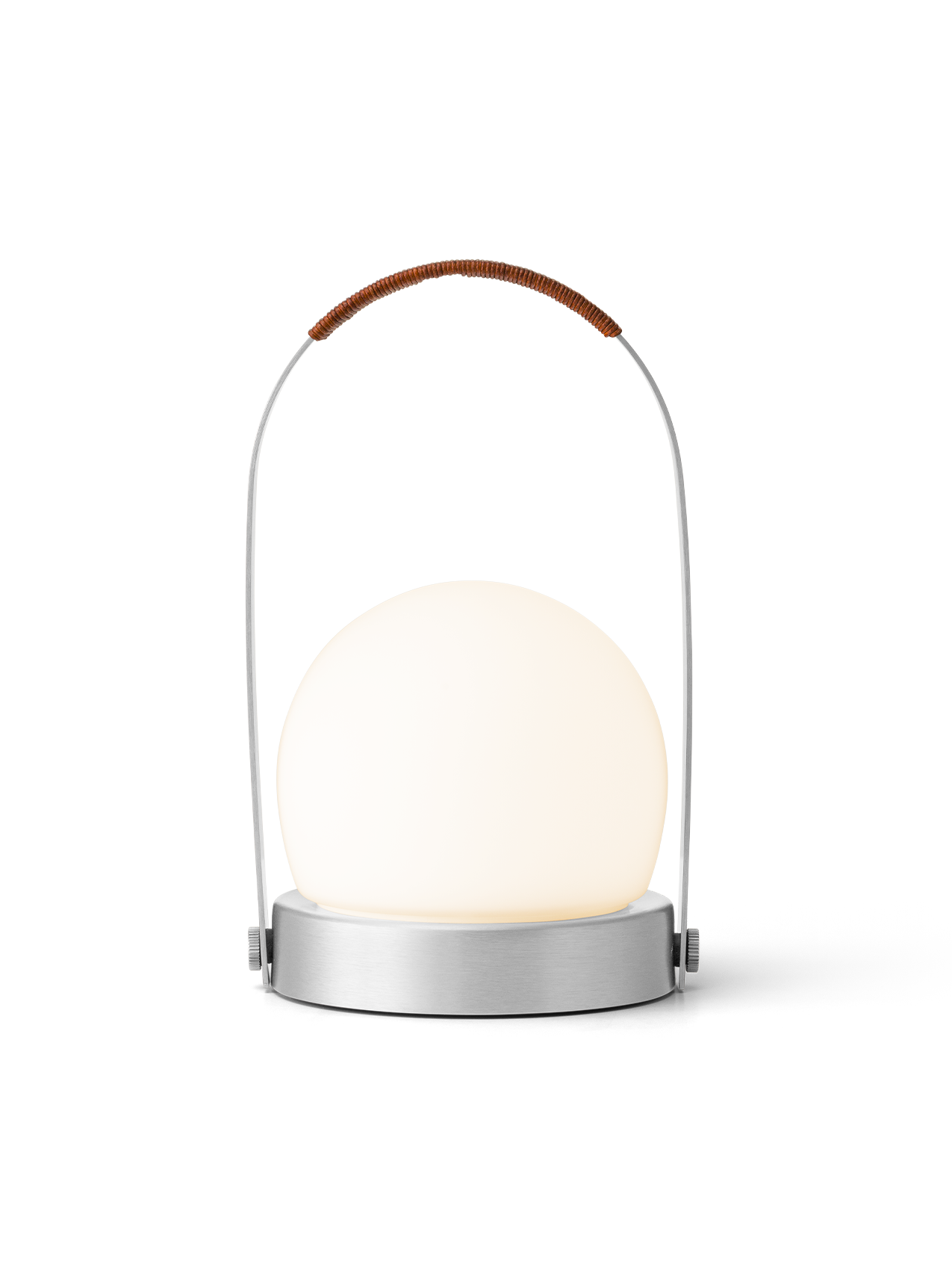 Carrie Portable Lamp, Leather Handle