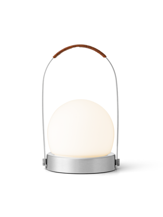 Carrie Portable Lamp, Leather Handle