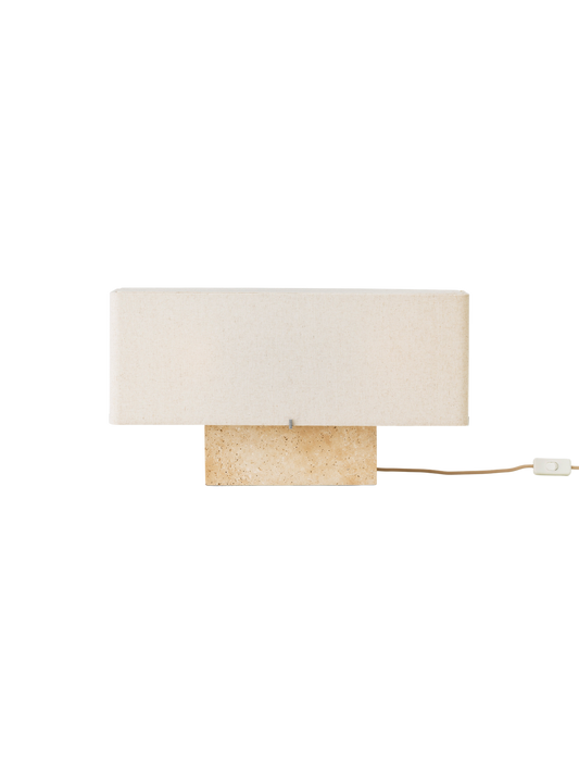 Nonna Table Lamp, Travertine