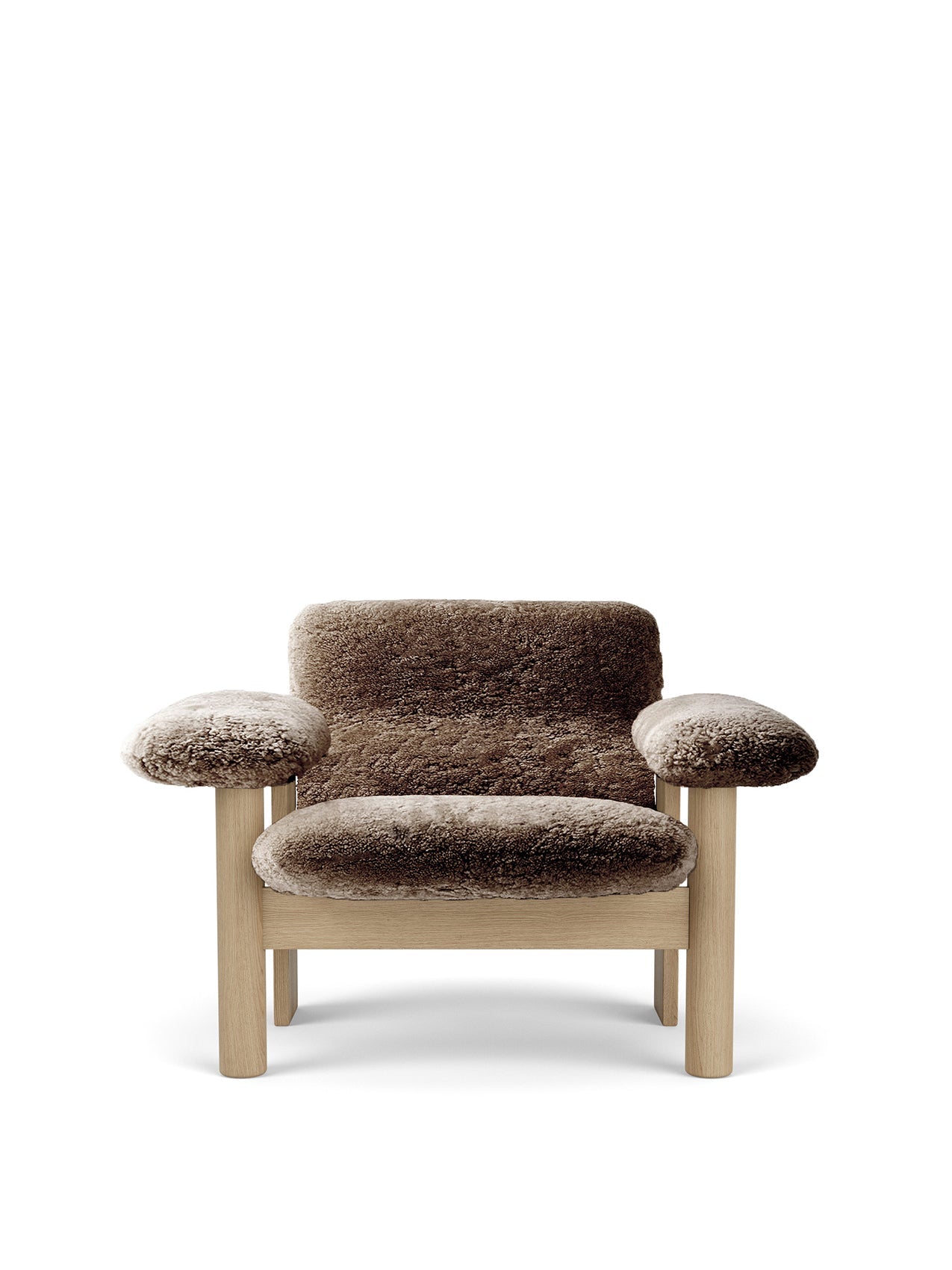 Brasilia Lounge Chair, Low Back, Sheepskin