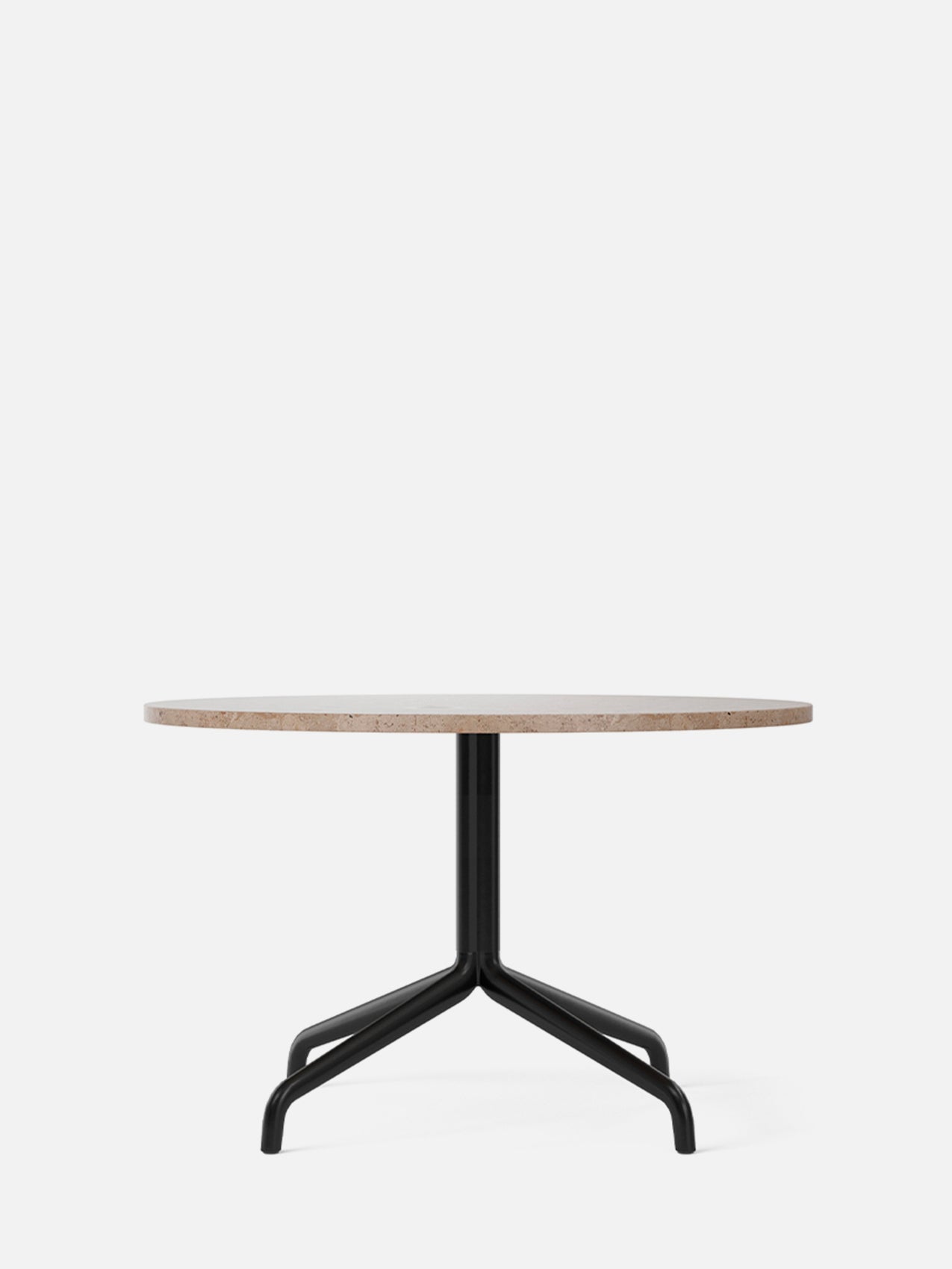 Harbour Column Table, Round Table Top-Café Table-Norm Architects-Lounge Height (19.7in) - Star Base-Round 32in - Sand Stone-menu-minimalist-modern-danish-design-home-decor