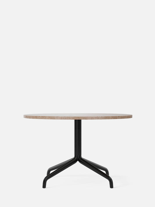 Harbour Column Table, Round Table Top-Café Table-Norm Architects-Lounge Height (19.7in) - Star Base-Round 32in - Sand Stone-menu-minimalist-modern-danish-design-home-decor