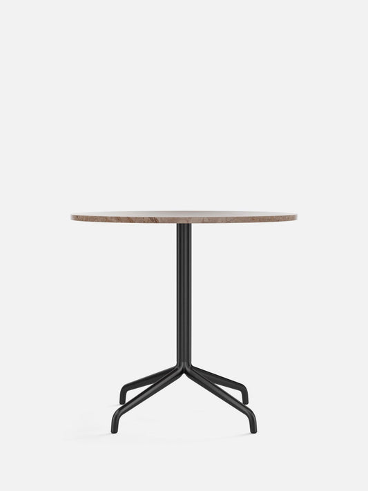 Harbour Column Table, Round Table Top-Café Table-Norm Architects-Dining Height (28.7in) - Star Base-Round 32in - Sand Stone-menu-minimalist-modern-danish-design-home-decor