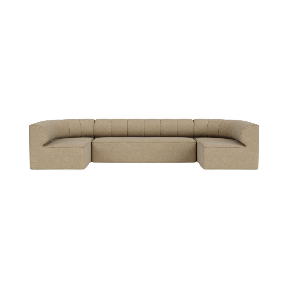 Eave Seamline Modular Sofa, 34" Depth, 4-seater, Configuration 2 by Audo Copenhagen