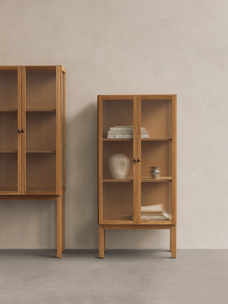 Curiosity Cabinet | Elegant oak cabinet by Mentze Ottenstein