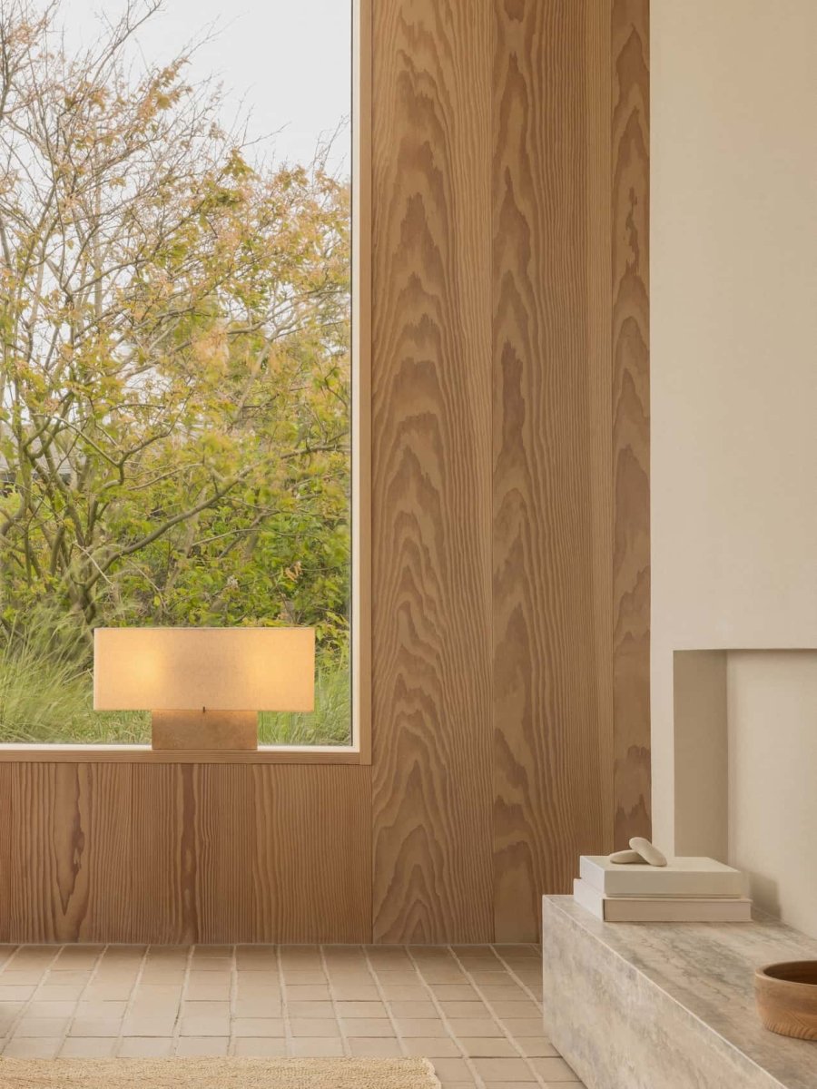 Nonna Table Lamp | Travertine Lamp by Krøyer-Sætter-Lassen