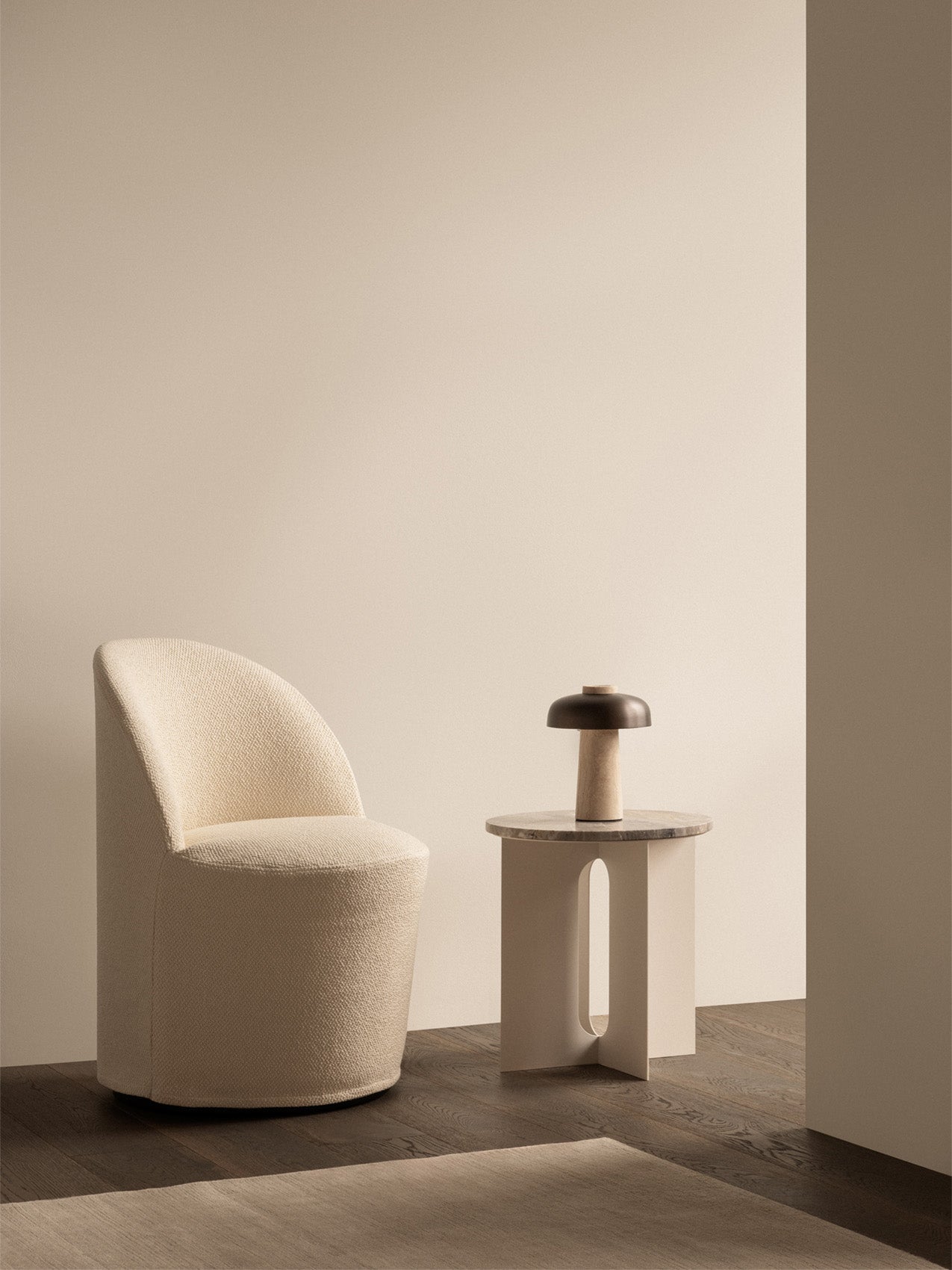Tearoom Chair, with Swivel & Loose Cover