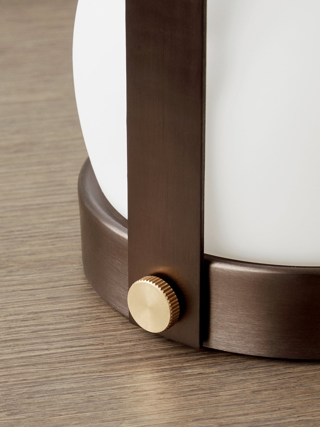 Carrie Portable Lamp, Leather Handle
