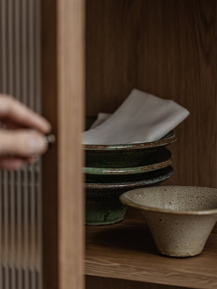 Curiosity Cabinet | Elegant oak cabinet by Mentze Ottenstein