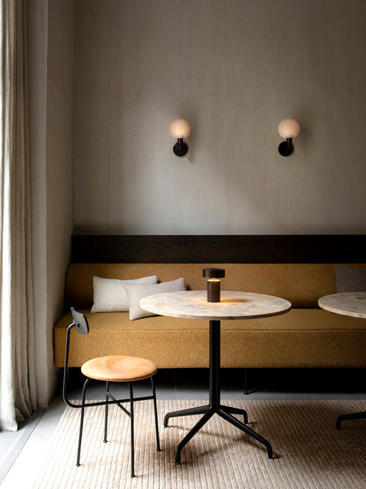 Harbour Column Table, Round Table Top-Café Table-MENU Design Shop