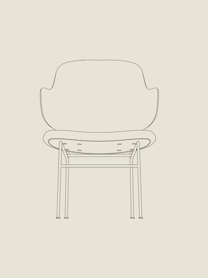 The Penguin Lounge Chair, Fully Upholstered - Custom