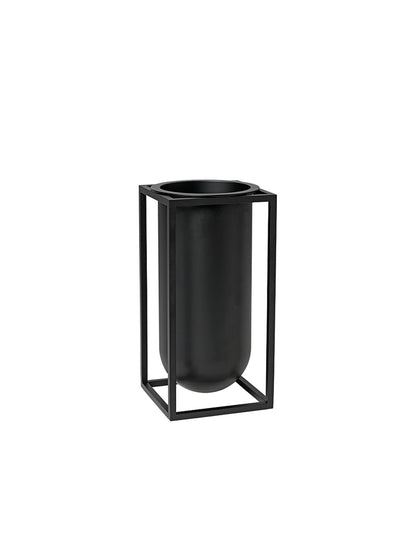 Kubus Vase, Lily, Black