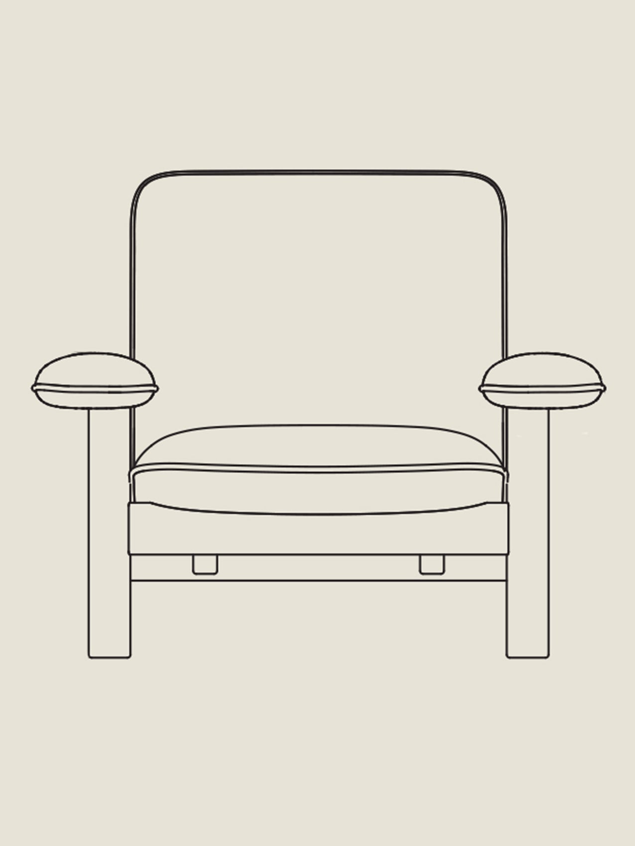 Brasilia Lounge Chair - Custom