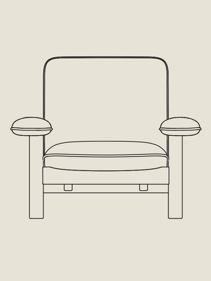 Brasilia Lounge Chair - Custom