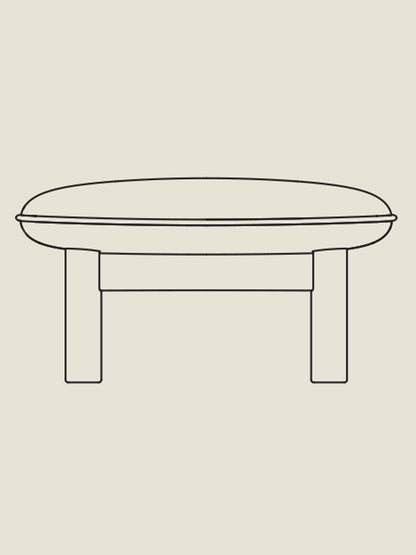 Brasilia Ottoman - Custom