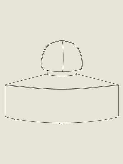 Eave Seamline Modular 34" Convex Corner - Custom