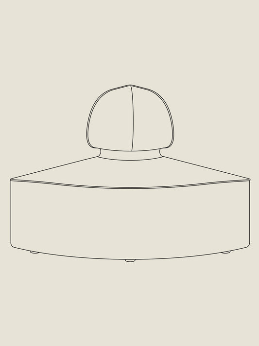 Eave Seamline Modular 34" Convex Corner - Custom