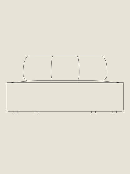 Eave Seamline Modular 34" Convex Open Section - Custom