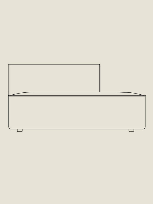 Eave Modular 38" Open End - Custom