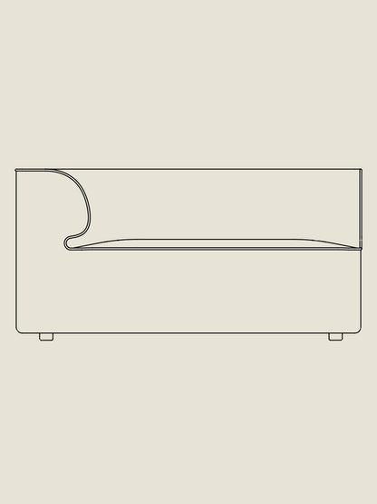 Eave Modular 38" Corner 57in - Custom