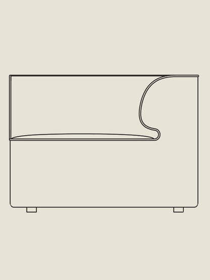 Eave Modular 38" Corner - Custom