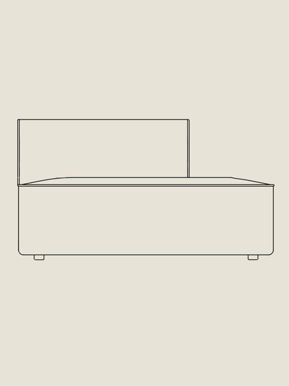 Eave Modular 34" Open End - Custom