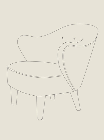Ingeborg Lounge Chair - Custom