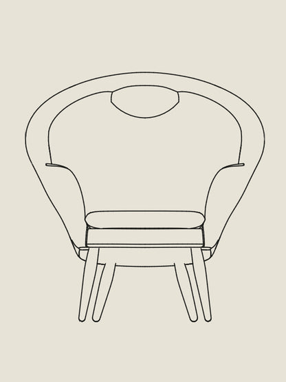 Oda Lounge Chair - Custom
