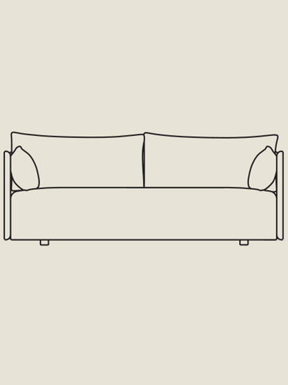 Offset Sofa 2 Seater - Custom