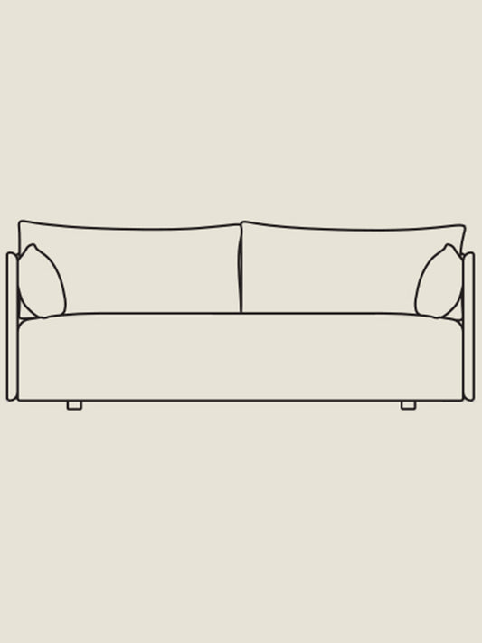 Offset Sofa 2 Seater - Custom