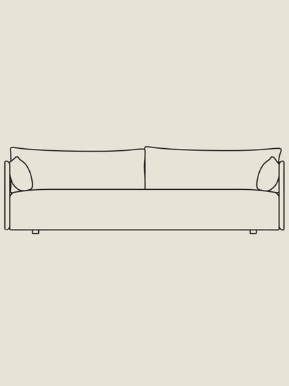 Offset Sofa 3 Seater - Custom