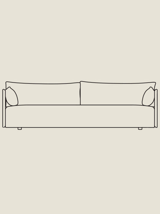Offset Sofa 3 Seater - Custom