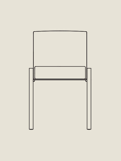 Ready Dining Chair, Upholstered Seat - Custom