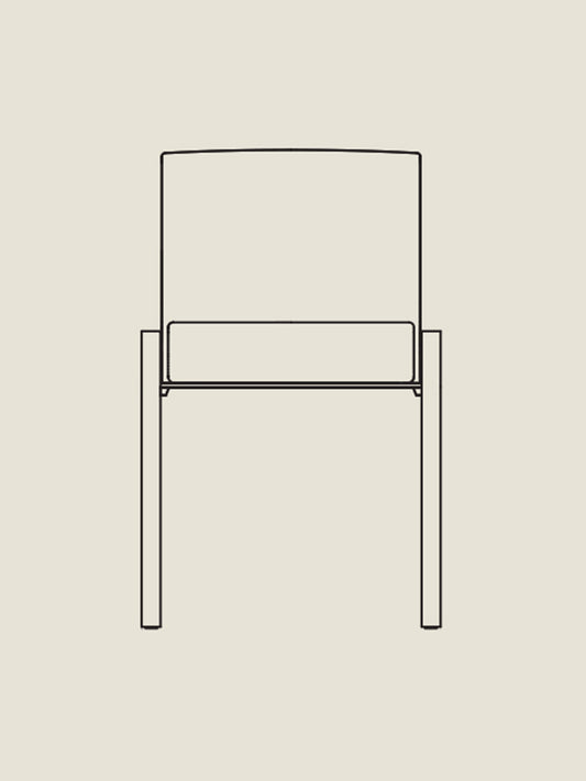 Ready Dining Chair, Upholstered Seat - Custom